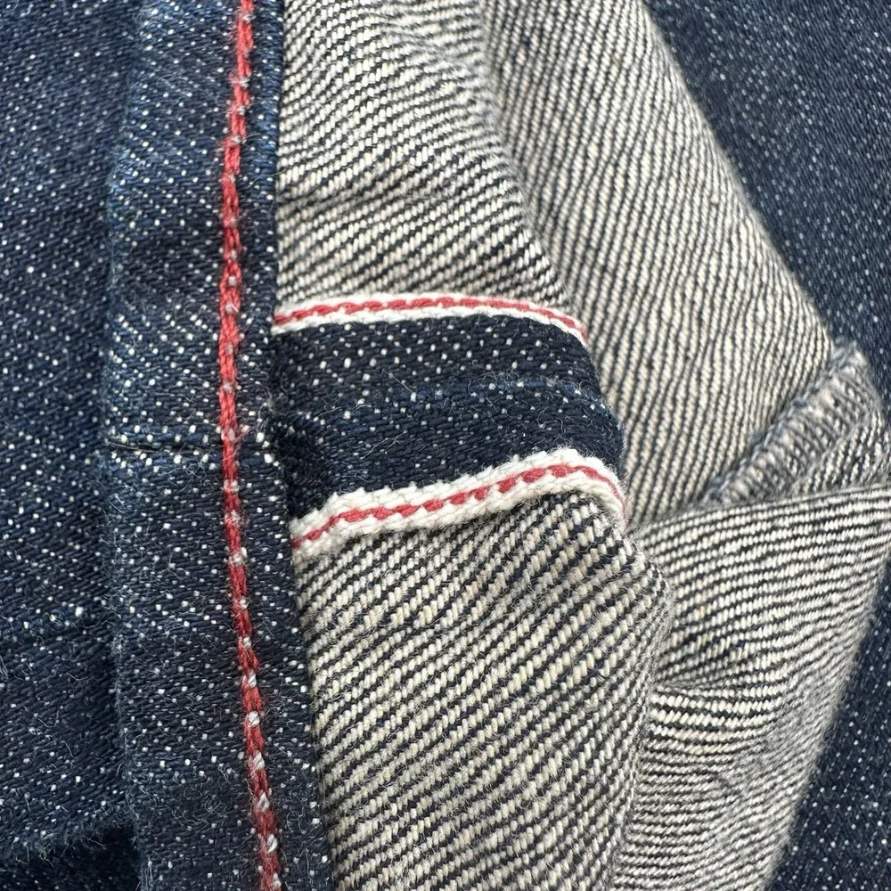 Banana Republic Selvedge Slim Fit Dark Blue Jeans Mens 32x30 (32x29 Actual)